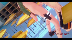 Yaoitube: 나루토 야오이. 나루토, Sasuke, Kiba, 핸잡, 오럴 및 바레백 모음집 2