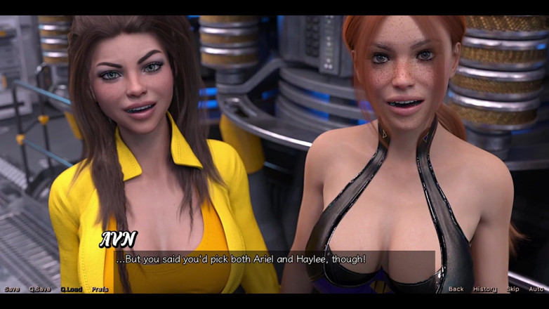 AVN Teller: Stranded in Space - ホットな継姉妹との今後のドラマ