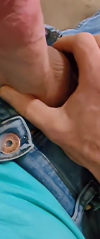 Quickie Cumshot Before Going Out for a Big Cock