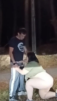 Outdoor Sex with a Mature