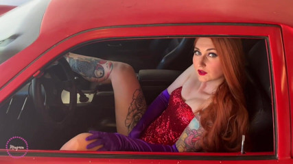 Magnea: Jessica Rabbit ka joyride - dildo chudaee choot kosple