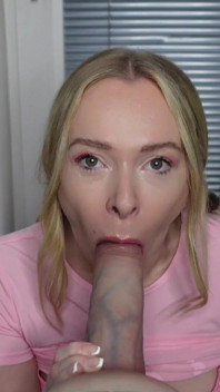 Stepdaddy's Girl Blow Job and Tongue Fetish