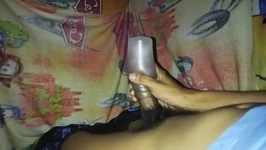 Jakol până la ieșire - a împușcat sperma în interiorul sticlei (spermă în interiorul sticlei soft)