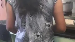 Tamil Girl Kitchen Ride