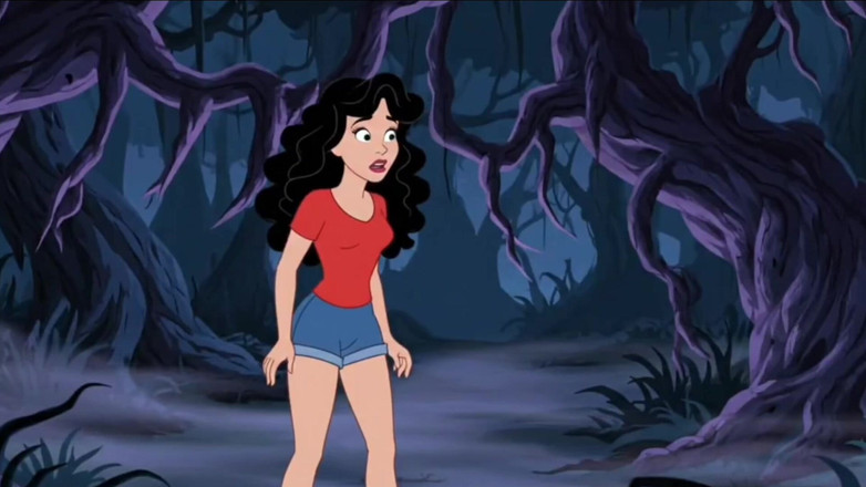 Octopussy Lovers Club: Student Girl Enjoys Sex in an Camp. Cartoon Horror Parody