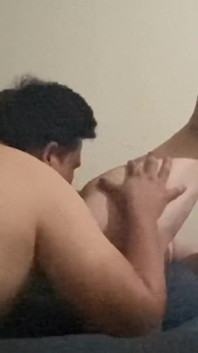 My Friend Arrives Tired From Work and I Console Him with a Nice Fuck He Leaves His Cum Inside Me