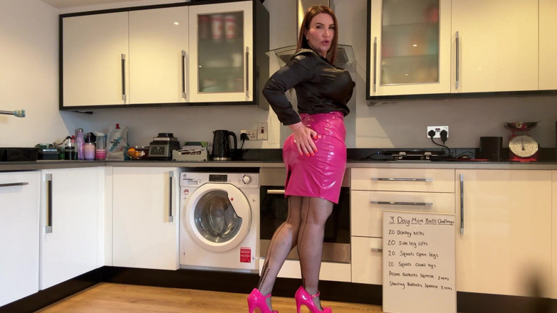 Sophie James: 3 Day Mom Butt Challenge Squeeze the Cum Out of...