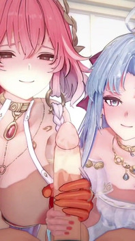 Titreyen dalgalar - Carlotta ve Changli'nin yoğun seks seansı - ffm hardcore - 3 boyutlu hentai animasyon