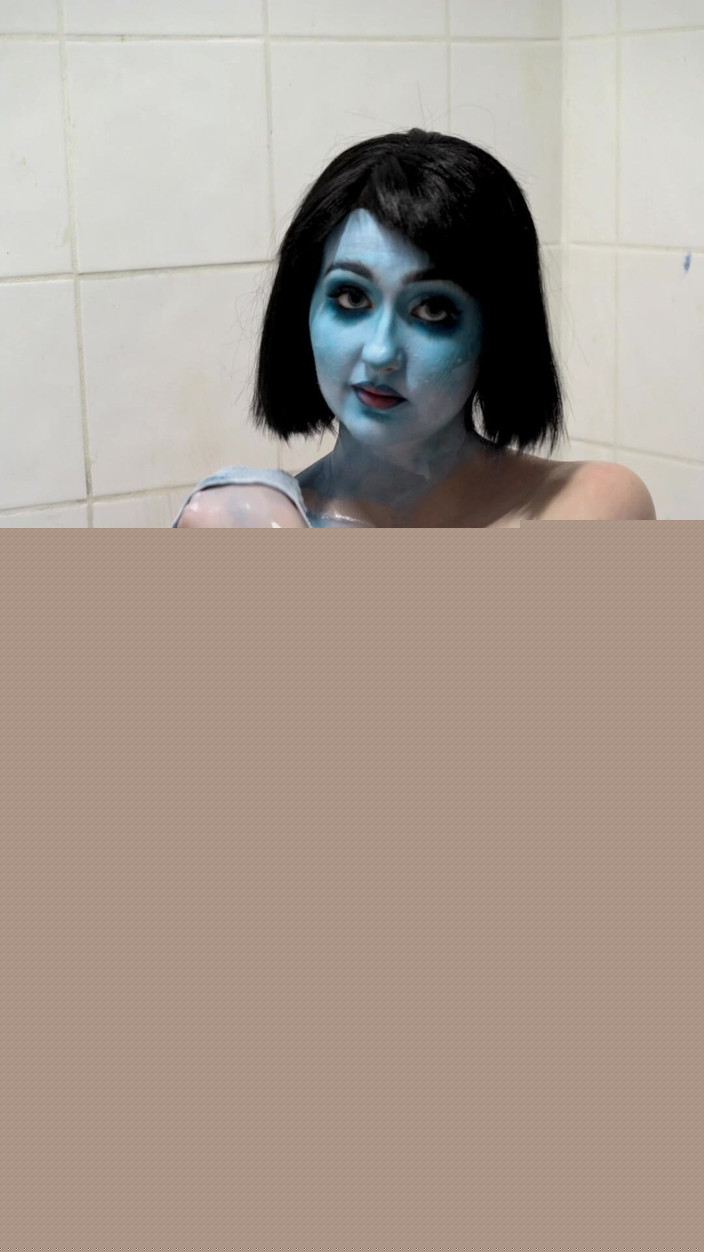 Em Yang: Cortana ボディペイントの除去とディルドのファック