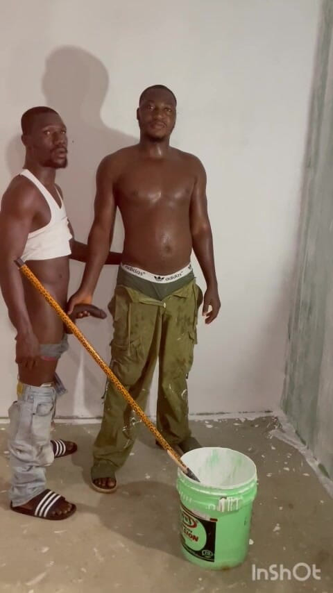BlackDanie_production: Painting and Getting Fucked by My Boss