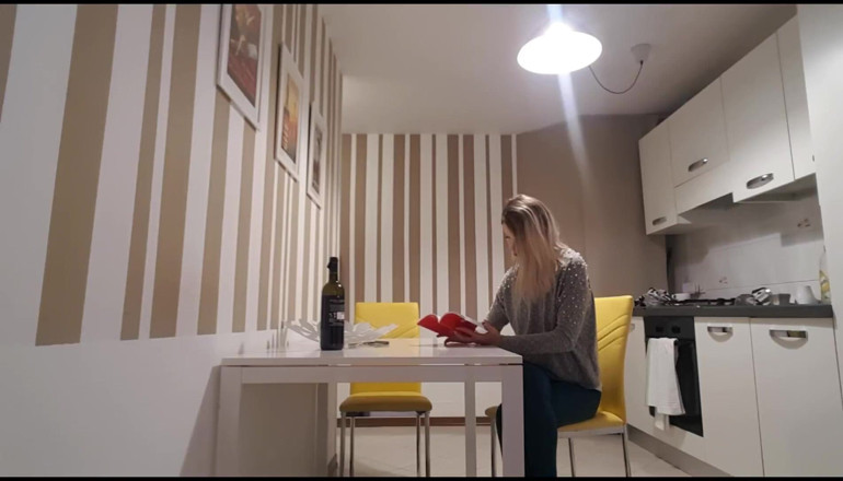 Erotic Tanya: Cute Blonde Reading and Farting Hard
