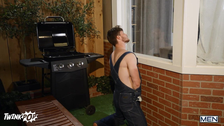 Twink pop studio: Finn Harding Is by the Grill When He Spies His...