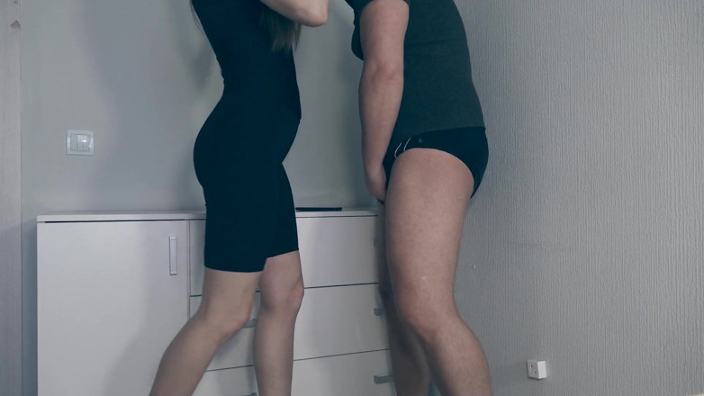 Homemade ballbusting: No mercy, need to try how my heels work on...