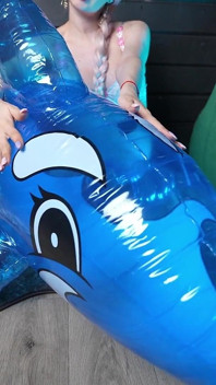 Sex with Inflatable and Pregnant Girl