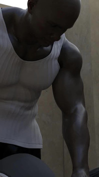 Tifa's Dark Heaven Asian Chick with Big Tits Experiences Carnal Pleasure and Squirts While Massaged by Big Muscular African Guy
