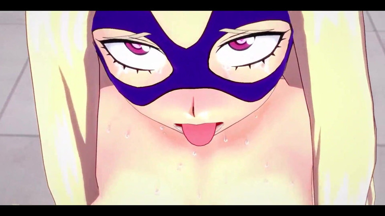 Fantasy king: Yu Takeyama follando desnuda en primer plano - my hero academia