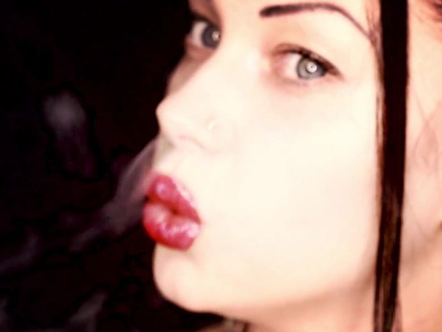 Sometimes You Just Want to Watch a Hot, Brunette with a Big Full Sexy Lip Smoking. You Get That Today. (Goddess Misha Goldy)