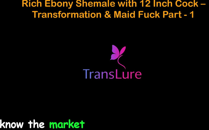 TransLure: English Audio Sex Story Rich Ebony Shemale with 12 Inch Cock -...
