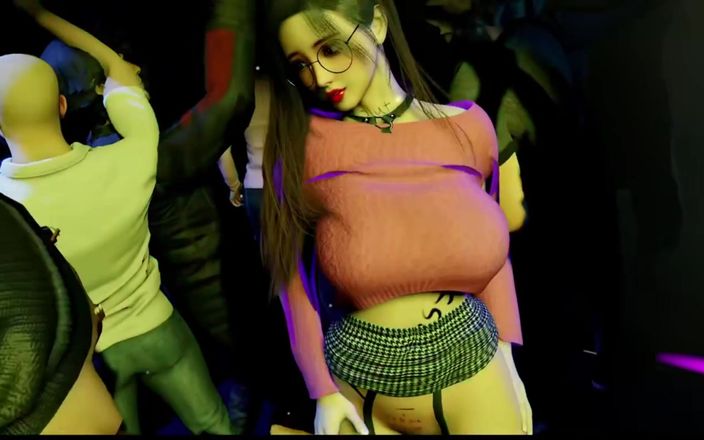 Soiyu Hentai: Studentă pofticioasă vrea să se fută la clubul Nigh - animație 3D