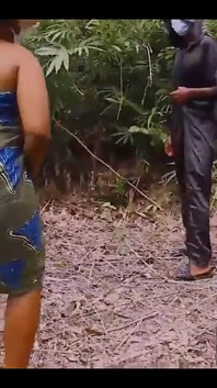 Bush Hardcore Sex with Sex Addicted Landlord Wife