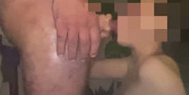 Jollyfuckingoldman: Step Daddy Giving Dirty Deep Throat Cum Swallow Training to...