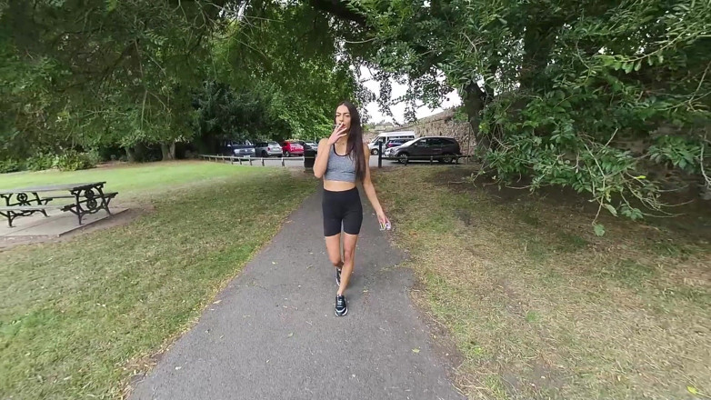 VR smokers HD-2D Videos Only: Kim Model - Walkabout