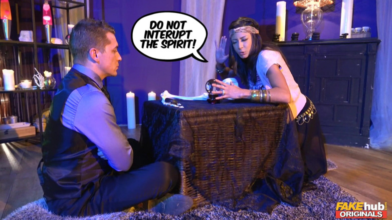 Fakehub Originals: Fakehub Originals - Seductive Fortune Teller Cassie Del Isla Gives Skeptic...