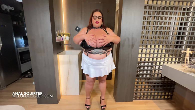 Angel BBW: Angel bbw estremo anale schizzo e sesso bagnato cagna