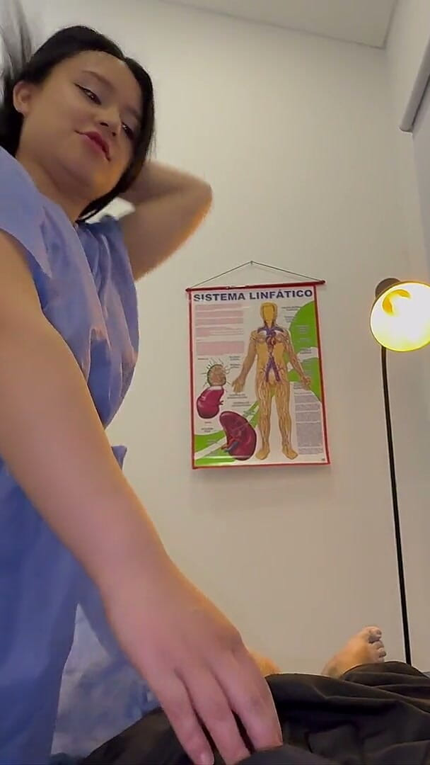 Valen_Mora: Horny Doctor Fucks Her Patient in the Hospital... in the...