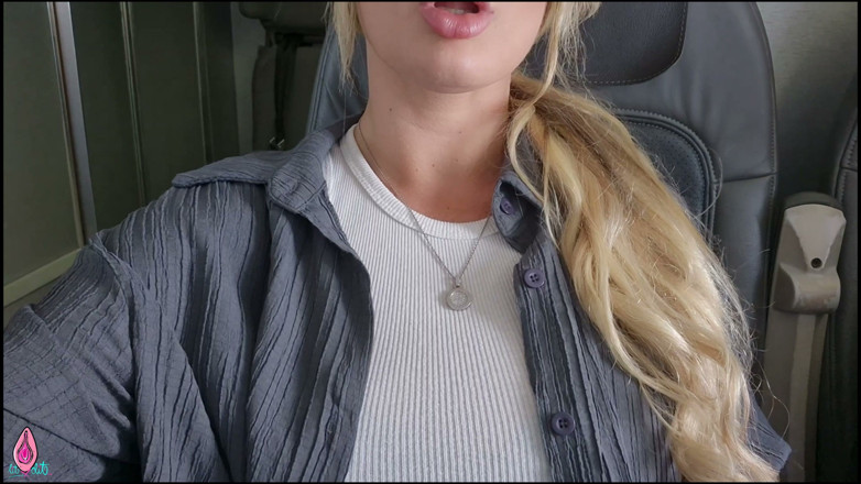 Litclit69: Podvádějící dívka riskantně kouří v letadle na služební cestě