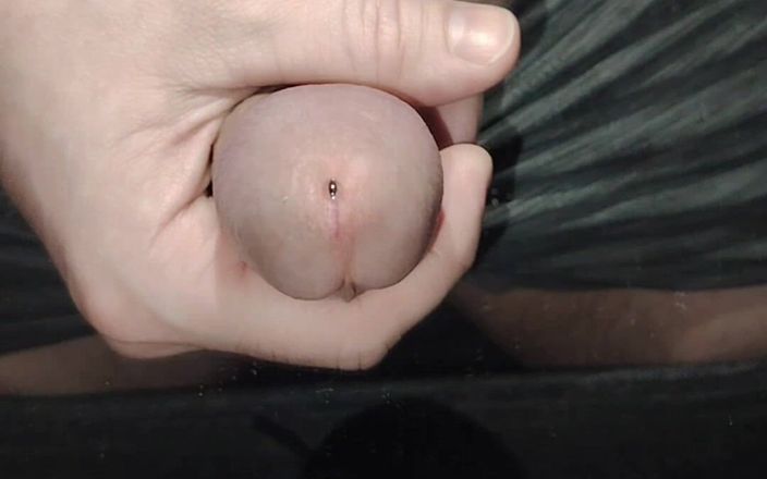 CumArt: O mulțime de spermă de Cumart în fața oglinzii