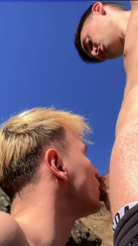 Two Twinks Mate in the Mountains