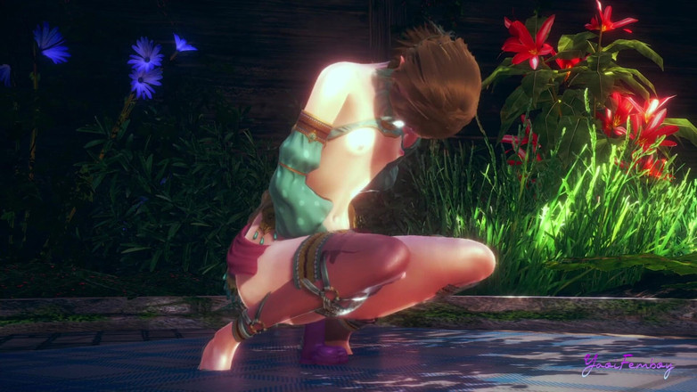 Yaoitube: ゼルダ・ヤオイ フェムボーイ - リンク・アナル・ディルド(無修正)