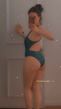 My New Wet Look Swimsuit