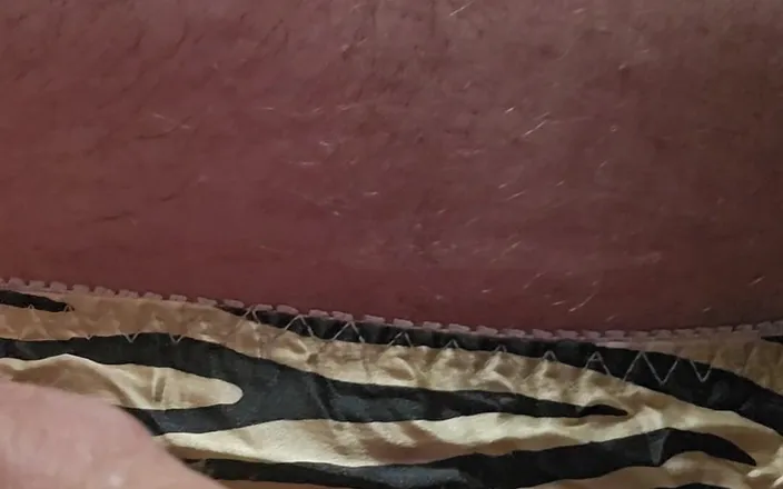 Fantasies in Lingerie: Massive Cumshot in My Leopard Bra and Panties.