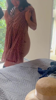 Wifebucket Amateurs - Playful Girlfriends Try Each Other's Dresses and Pussies