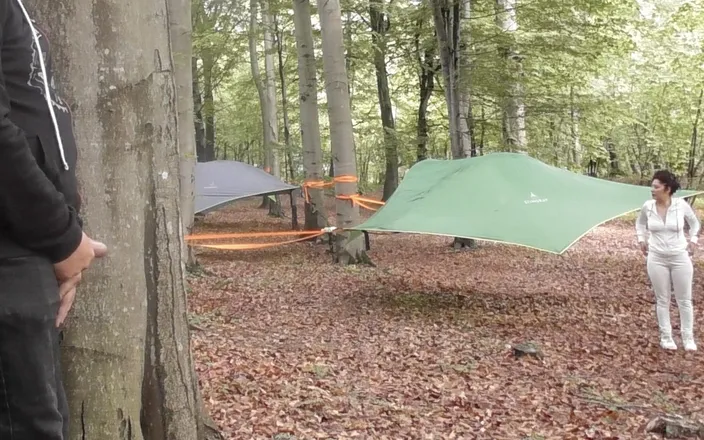 realcoupleitalian: Creampie with a stranger at the camping