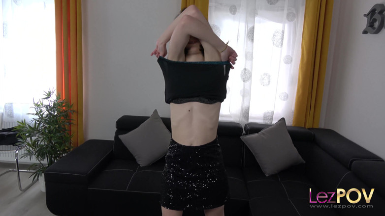 LezPOV: Nerdy lesbian eats pussy while being filmed from her girlfriends...