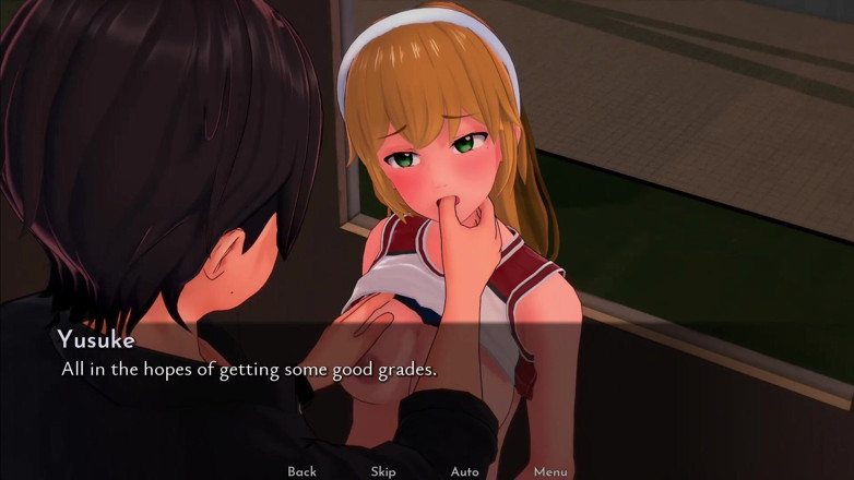Sex game gamer: 彼女は私の大きなペニスを深く飲み込みすぎた