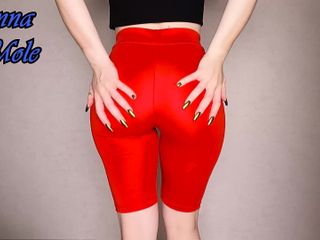 Anna Mole: Yoga taytlı pawg taytlı sulu yüksek sesle şaplak atıyor