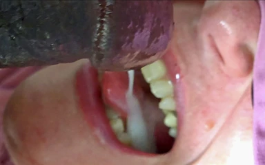 Big juicy ass booty clapper & jamdown: Gagging While Swallowing Sperm, Black Cock Jerking off Cum in...