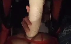 Jätte dildo Crossdresser