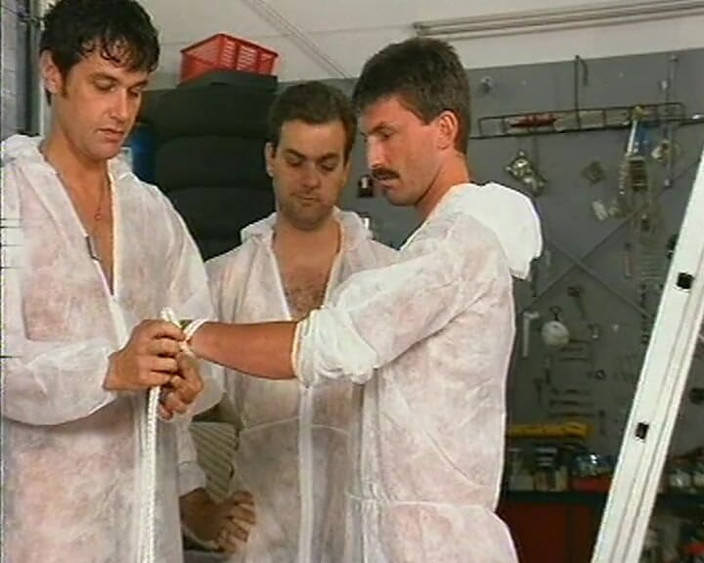 90s Gay VIntage Rough: बड़े लंड को भूखे मुंह की जरूरत है #1