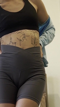 Grey Shorts on Hot Asian