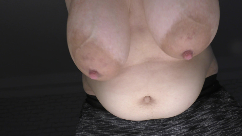 Milky Mari: Lactating big boobs shaking just in front of your eyes!...