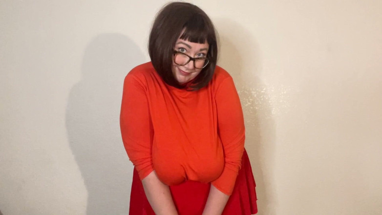 cutejayne: สาวสวยตัวใหญ่ velma พยายามทําให้คุณน้ําแตก