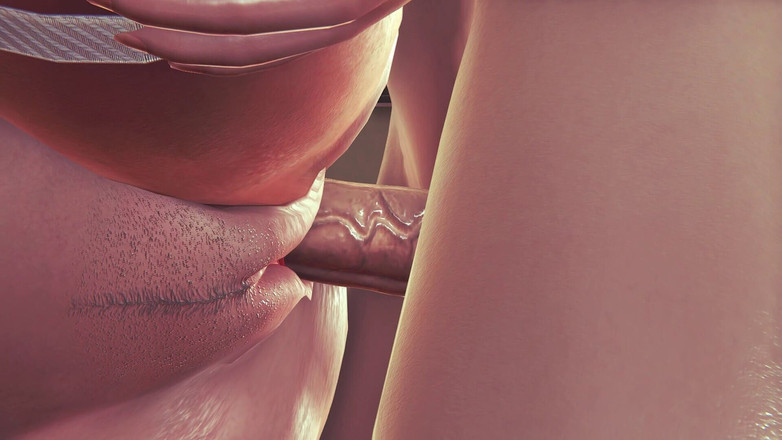 Joas22222: 3d хентай блондинка приймає грубий анальний місіонер - трах на столі від першої особи і сперма капає з її великої дупи!