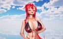 Mmd anime girls: Mmd R-18 anime cô gái khiêu vũ sexy clip 144