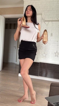 Sniff Your Wife's Stinky Heels and Then My Feet