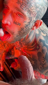 Dannybaldwin ve Inkedbrln ile sapık üçlü seks